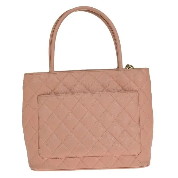 Chanel Cc Logo Medallion Shoulder Tote #127941C16B - Picture 3 of 15